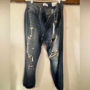 KanCan Women’s Distressed Jeans - Blue